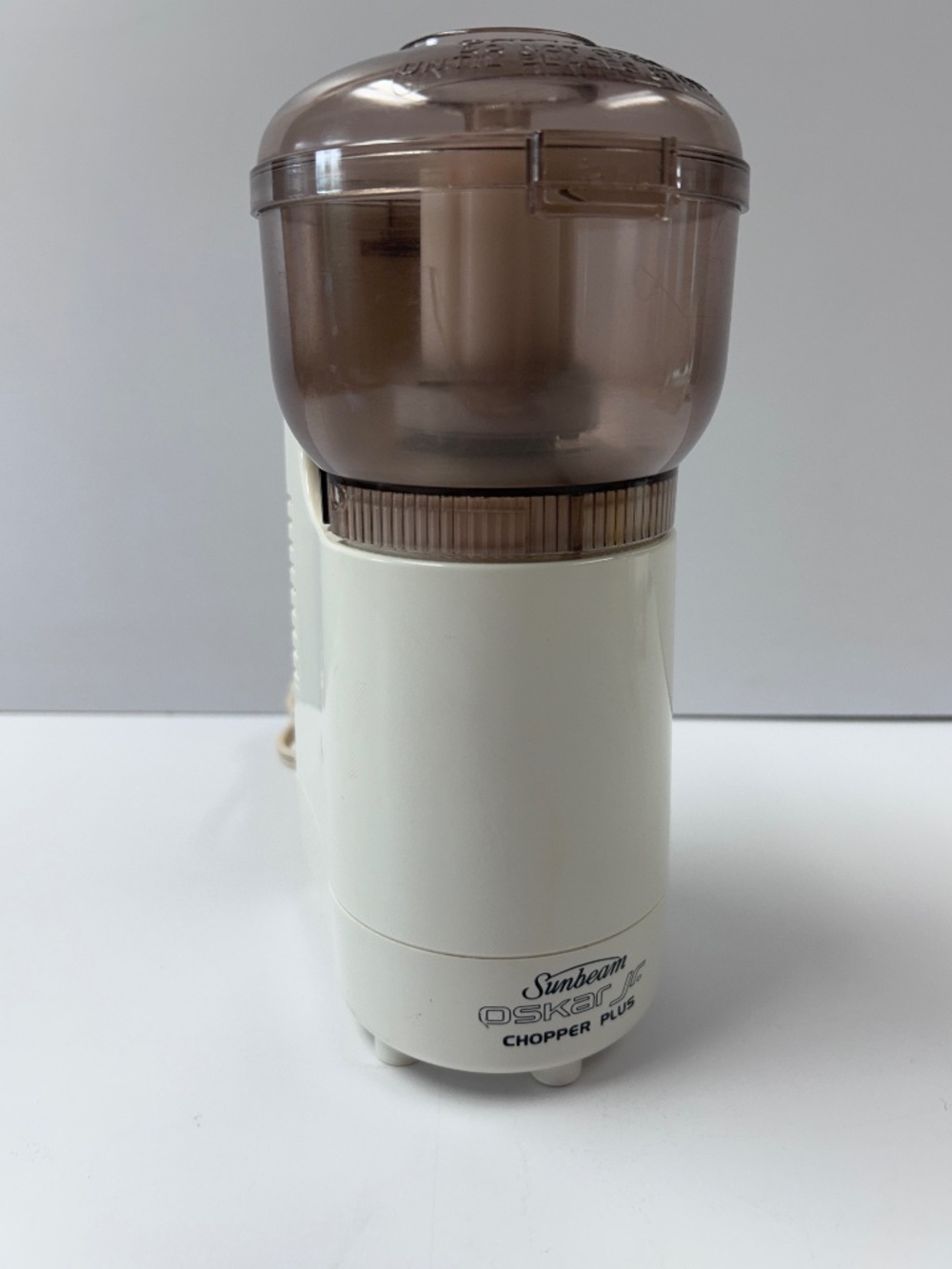 Sunbeam Oskar Jr. Chopper Plus Food Processor Model 14131 Vintage Tested